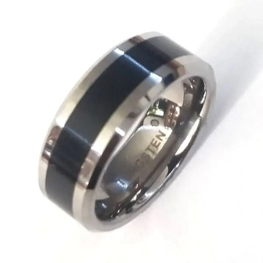 New tungsten carbide ring size 9